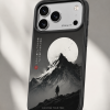 ốp iphone 17 màu đen huyền bí với hình họa tiết đẹp