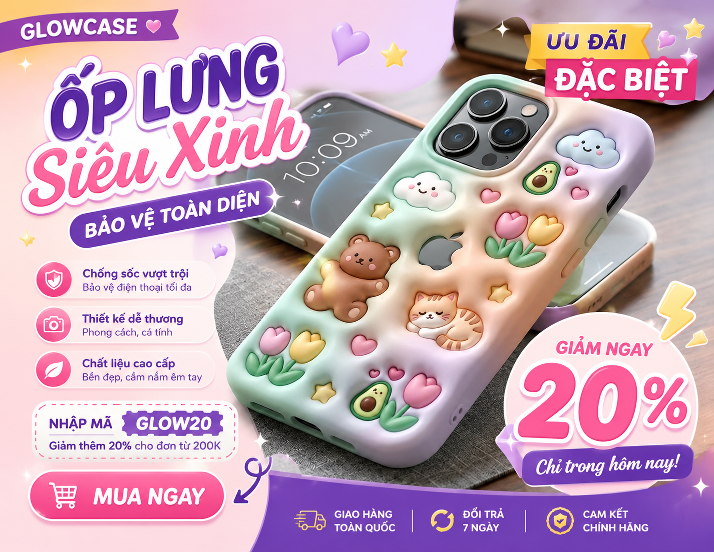 Khuyến mãi GlowCase